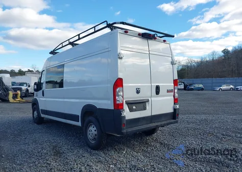 2021 Ram Promaster 2500 High Roof 159 Wb from USA, damaged, VIN 3C6LRVDG9ME509113